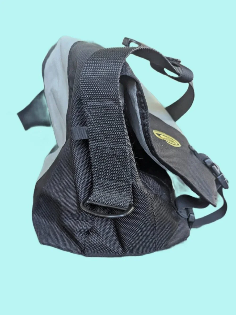 Timbuk2 Black and Gray Messenger Bag with Adjustable Shoulder strap